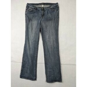 Venezia Womens Jeans Size‎ 4 Stretch Bootcut Cotton Blend Blue